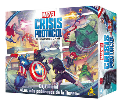 Set Of Desk Marvel Crisis Protocol Box Inicial Mas Poderosos Tierra Edad Recomendada 14 Years — image 1