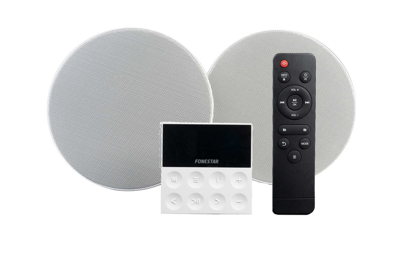 Fonestar Speakers Ks-wall Ampli Wall 2 Speakers Bluetooth USB Fm Aux