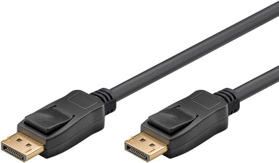 Goobay Cable DisplayPort 1.4 Plug DisplayPort Plug Black 1 Meter, 8K) 74777 — image 1