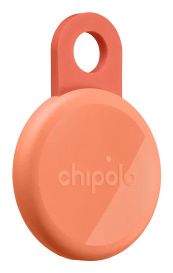 Chipolo Loop – Rechargeable Tracking Tag Compatible With Apple Find My On Iphone (coral)