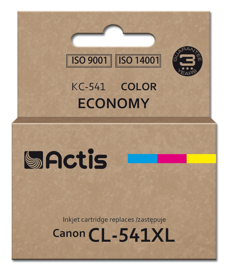 Actis Ink Canon (reemplazo CL-541XL) Supreme KC-541, 18ML, Blue Yellow Red