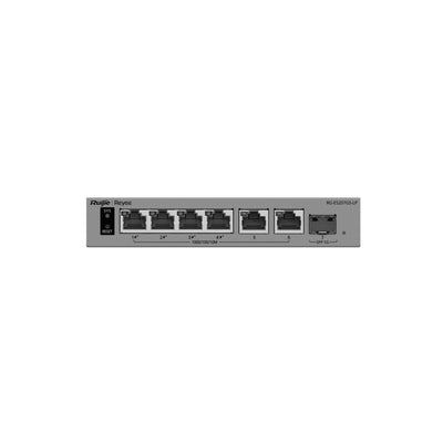 Ruijie Switch Gestionable L2 RG-ES207GS-LP 7P 6x RJ45 GB 1XSFP Ge 4XPOE 30W Gestion Nube — image 1