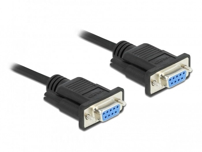 Delock Serie Cable RS-232 D-sub 9 Female a Female - 1M