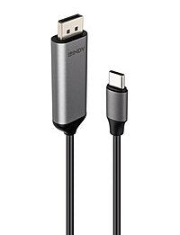 Cable 2M Bi-directional USB Type C To DisplayPort 8K60HZ