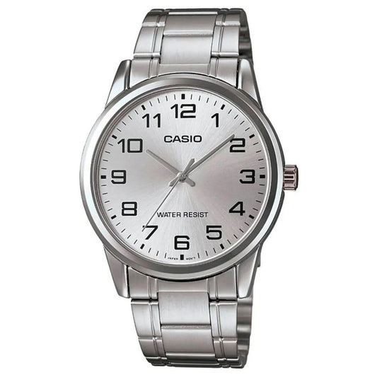 Casio Men's Watch Casio Mtp-V001D-7Budf Silver (Ø 45 Mm)