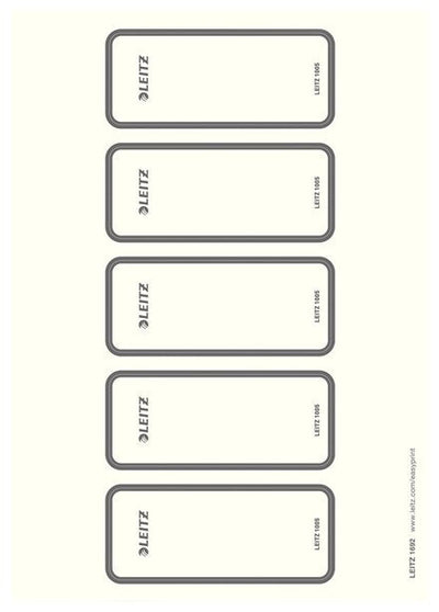 Leitz 1693 Labels Ring Binder 8.2CM Anchura Lomo 46,0 X 111,0MM — image 1