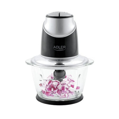 Adler Ad 4082 Chopper Eléctrica Alimentos 1,2 L 300W Black Silver — image 1