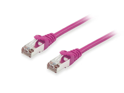 Equip Network Cable CAT.6A S FTP 2x RJ45 7.50M Lila Lszh — image 1