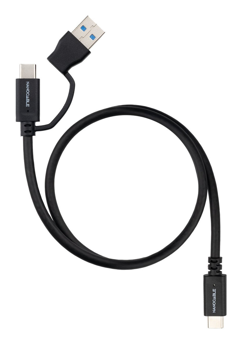 USB Cable -c+usb-a/M-usb-c/M 3.2 GEN2 60W 4K 3M