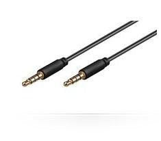 Microconnect IPOD012 Cable Audio 1M 3,5MM Black — image 1