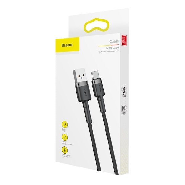 Baseus Cable Charging Fast USB Type-c 1M 3A Grey And