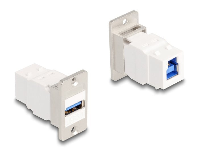 Panel Mount USB 5Gbps Type a Connector Female a USB Type B Connector Female Konisch