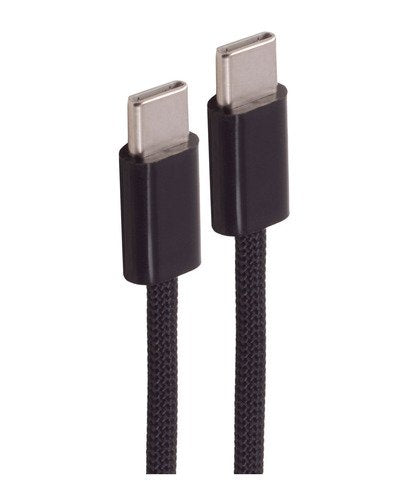 Shiverpeaks USB-C Cable Charging 2.0, 60W, Black Textil, 2M