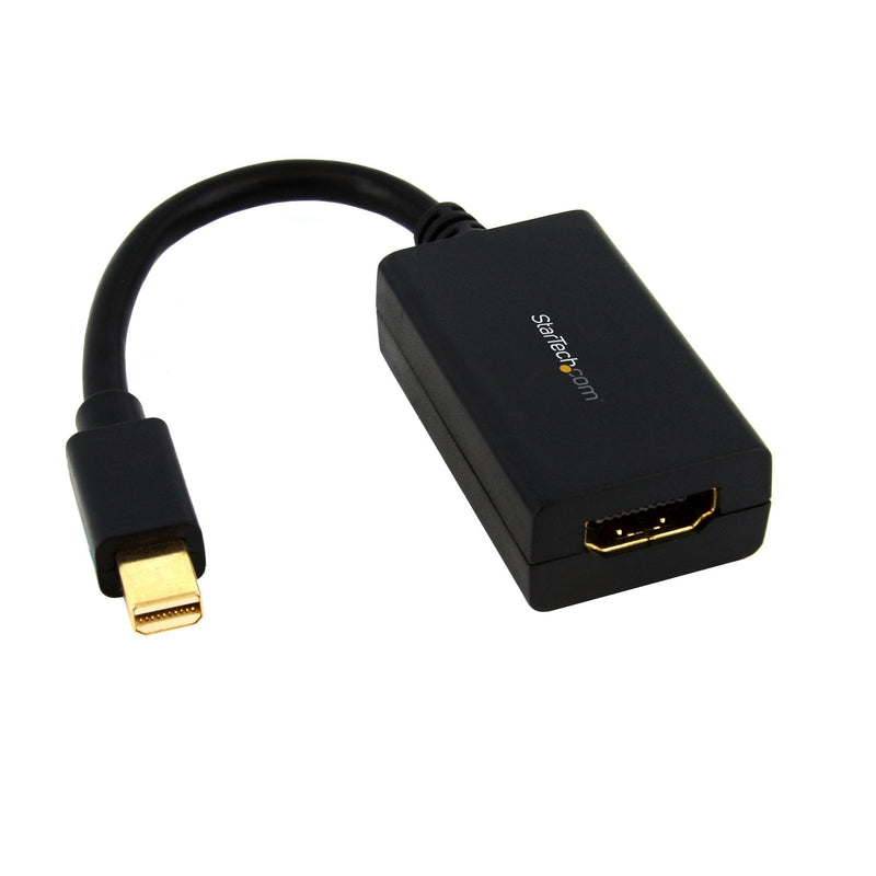 StarTech.com Adapter Converter Vídeo Mini DisplayPort a HDMI Cable Convertidor Pasivo Female HDMI Male Mini DP
