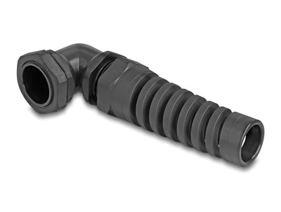 Delock 60589 Prensaestopas With Alivio Voltage Ángulo 90 ° PG21 Black — image 1