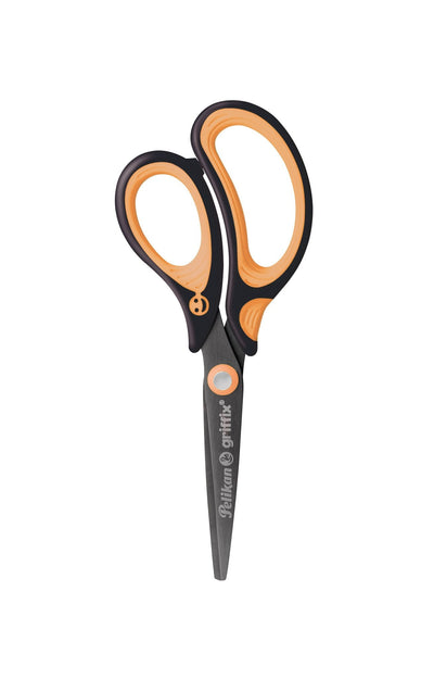 Pelikan Griffix Scissors Escolares Spitz Diestro Neonblack Blister — image 1