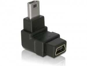 Delock Adapter Usb-b Mini 5PIN Male/Female 90°ANGULAR — image 1