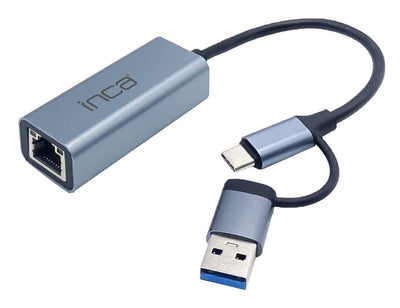Inca Adapter IUTP-01TX Ethernet USB And Typ C Anschluss — image 1