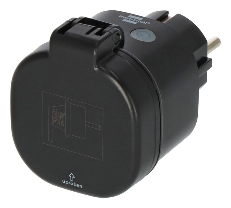 Brennenstuhl Connect Plug Smart Wa 3600 Xs Cs M Exteriores IP44 Plug Wi-Fi Programable Exteriores, Control