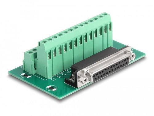 D-sub 25 Pin Connector Female a Terminalblock Carril Din — image 1