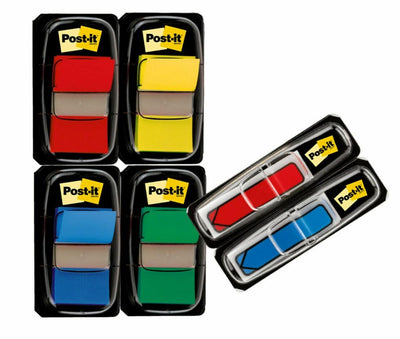 Post-it Index Pack 6 Dispensadores With Marcadores Indice Reposicionables - Forma Rectangular - Colours Surtid — image 1
