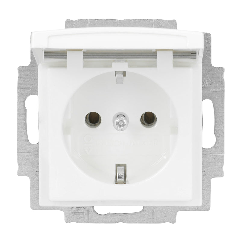 Busch Jaeger Socket Power Schuko 20 EUKR-914 White Alpino