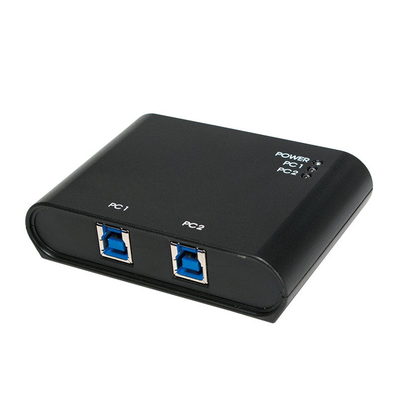 Logilink UA0216 Hub Switch USB 3.0 2 Ports 5000 Mbit/S Black