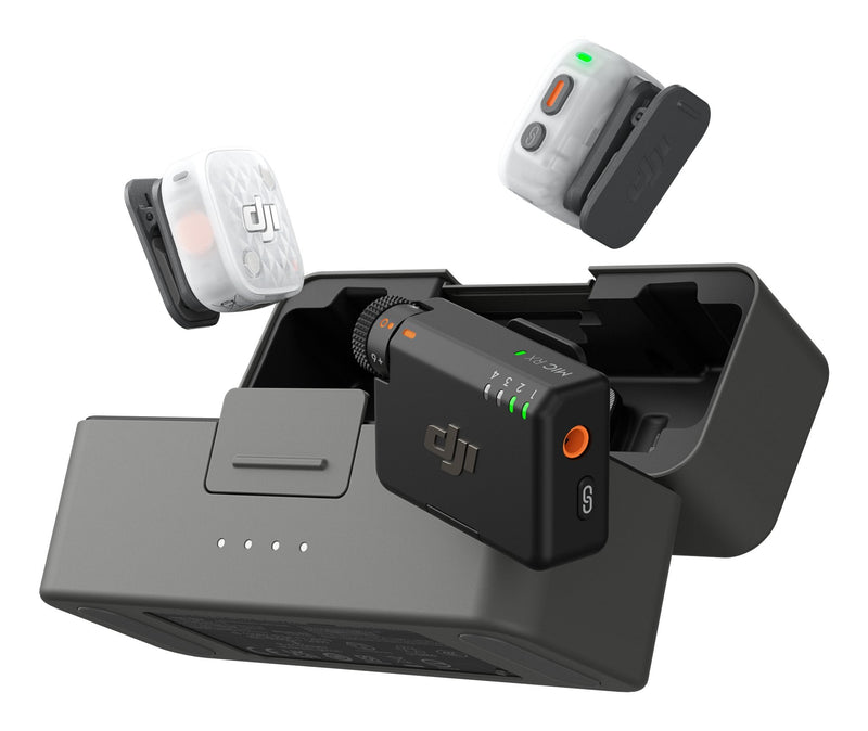 Dji Microphone Wireless Mic Mini 2S Bluetooth 5.3 2 Tx + 1 Rx Case Charging