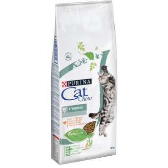 Purina Cat Chow Sterilised Cats Dry Food 1.5KG Adult Chicken — image 1