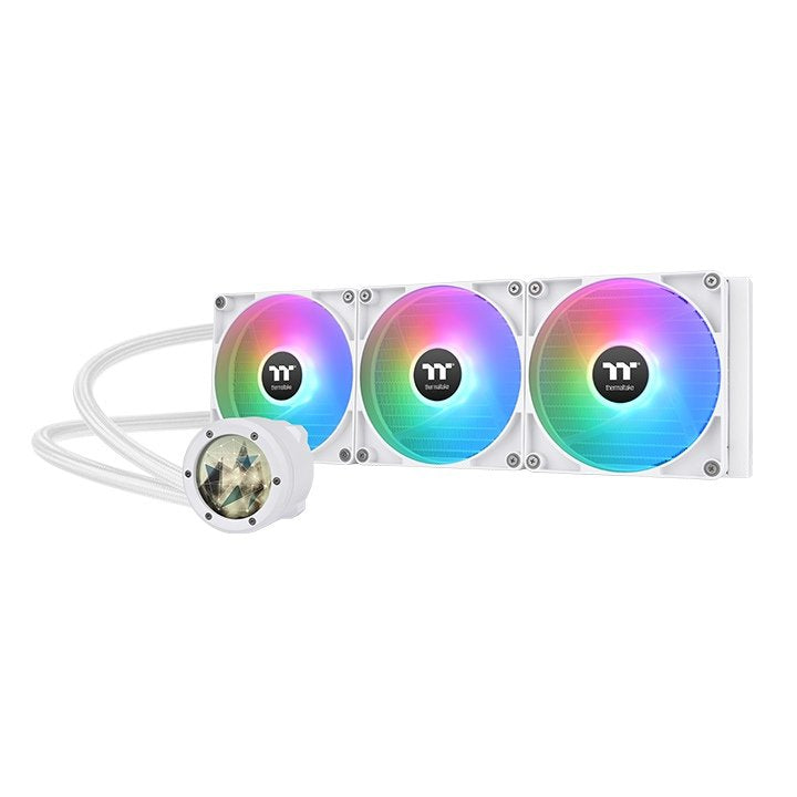 Thermaltake TH420 V2 Ultra ARGB Sync All-in-one Liquid Cooler Snow Edition, White