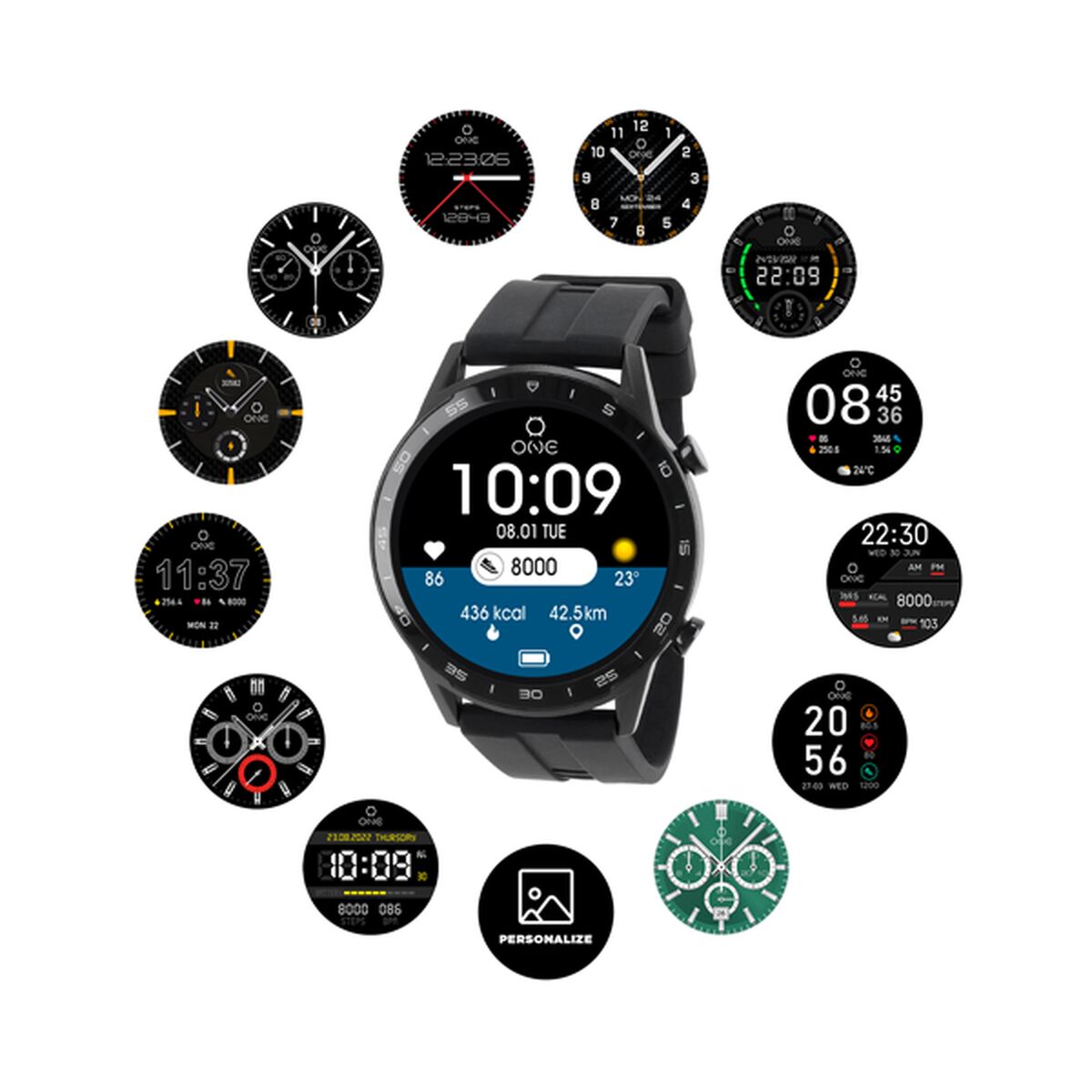 One Smartwatch One Osw0272Bs32D Men