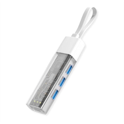 Roline Laptop USB 3.2 Gen 1 Hub, 4VÍAS, Type a + C Cable Connection — image 1