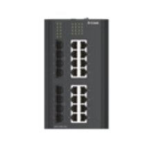 16 Ports Gigabit Industrial Managed Switch + 4 Ports 10G Sfp + 4 Ports Sfp Ports — image 1