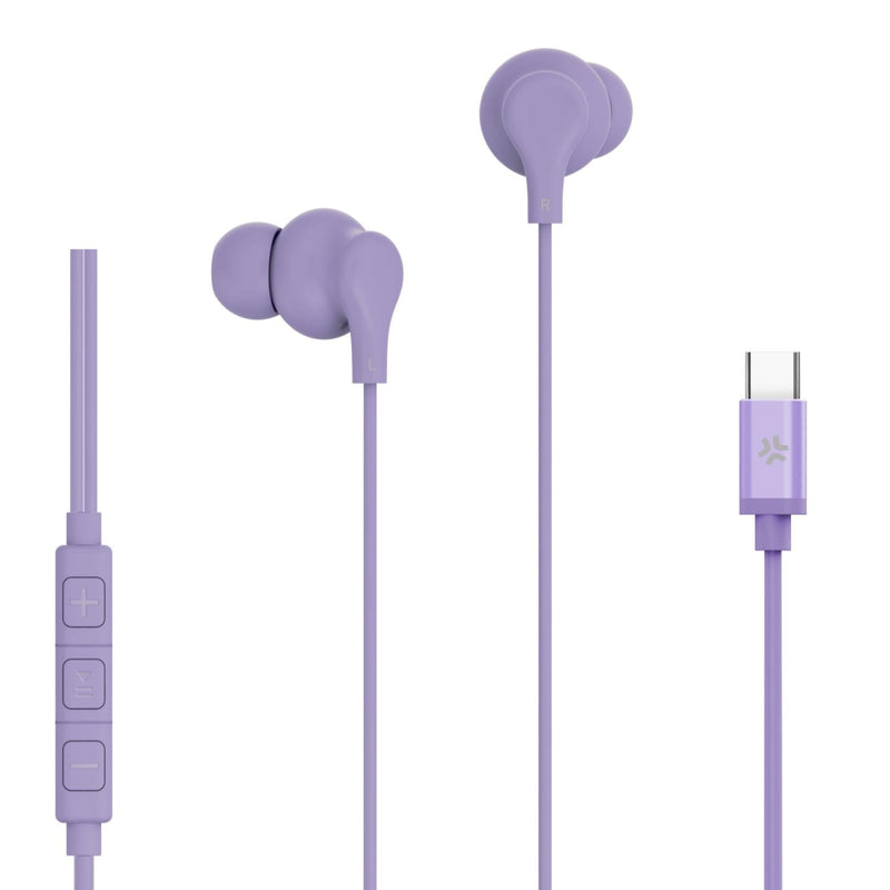 Headphones USB Cable -c Purple