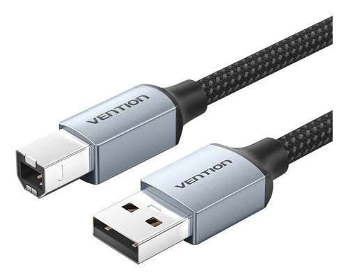 Vention USB Cable 2.0 Printer Ctthj USB Tipo-b Male USB Male 480Mbps 5M Grey — image 1