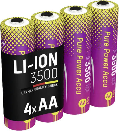 Ansmann Battery Aa Purepower 3500 4ER Li-ion 1 5V 3500MAH 4ER Pack — image 1