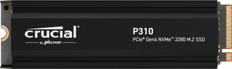 Crucial P310 GEN4 2280 2TB NVMe PCIE M.2 SSD With Heatsink