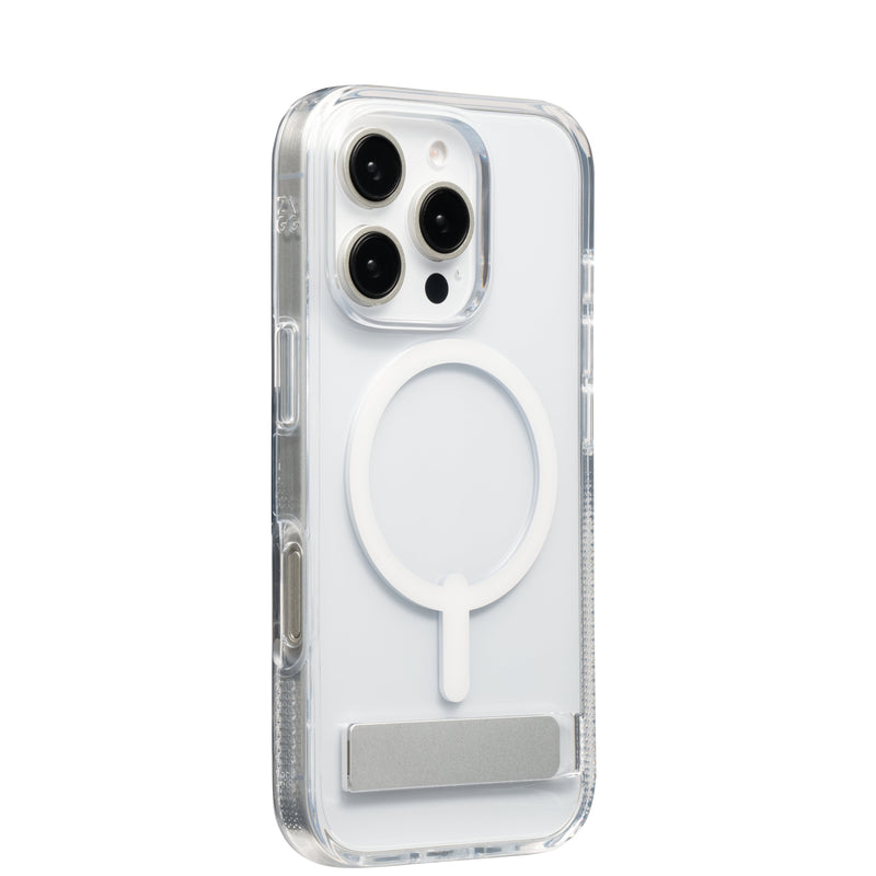 Zagg Case Apple Iphone 16 Pro Crymal Palace Snap With Kickmand Clear