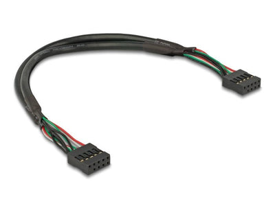 Delock 82029 Base Conexiones USB Cable 2.0 Female 2,54MM And 10 Contactos a Base Conexiones USB 2.0 Female 2,5 — image 1