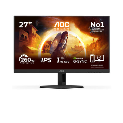 AOC Monitor Gaming 27 Gaming 27G4ZREP G4 Series Monitor LED 1920 X 1080 Full HD @ 240 HZ Fast IPS 300 Cd/M² 10 — image 1