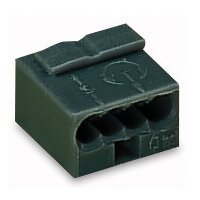 Wago Serie 243- 4-LEITER-MICRO-ABRAZADERA (100 Units Black — image 1