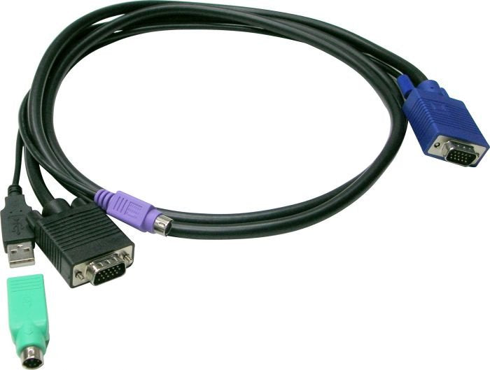 Levelone KVM Cable ACC-3202 USB + Ps 2 3,00M