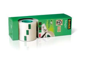 Scotch Tape Adhesiva Invisible Magic Roll 19MM X 33M Box 8U — image 1