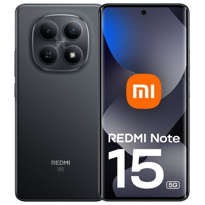 Xiaomi Smartphone Redmi Note 15 5G Dual SIM 8GB RAM 256GB - Black