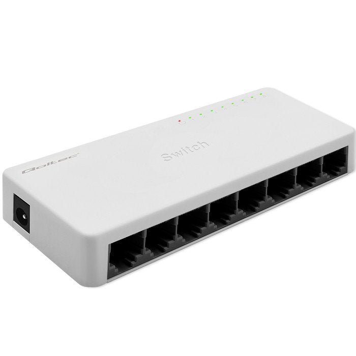 Switch Przelacznik Sieciowy 8 X Port RJ45 100Mbps Fast Ethernet LAN