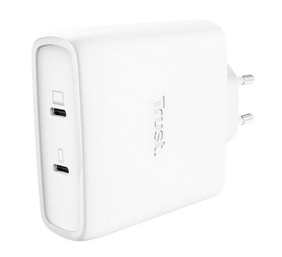 Trust Wall Charger GaN Maxo 100W 2x USB Type-c Includes USB Cable Type-c 100W — image 1