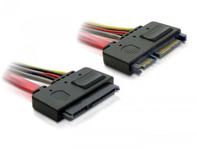 Delock SATA Cable 0.2M Cable SATA 0,2M Red — image 1