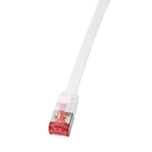 Logilink Cable Flach Network RJ45 U FTP CAT.6 20,00M White — image 1