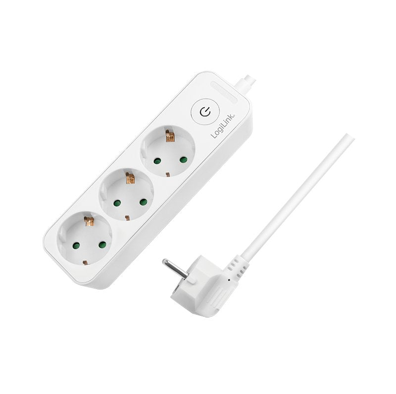 Logilink LPS244 Base Múltiple 1,5M 3 Salidas AC Indoor White