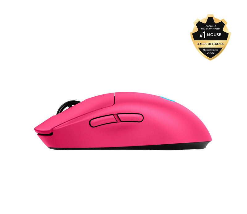 Logitech Mouse G Pro 2 Lightspeed Magenta